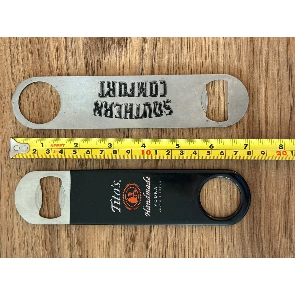 Titos Handmade Vodka Southern Comfort Bottle Openers Lot 2 Bar Blade Promo 7